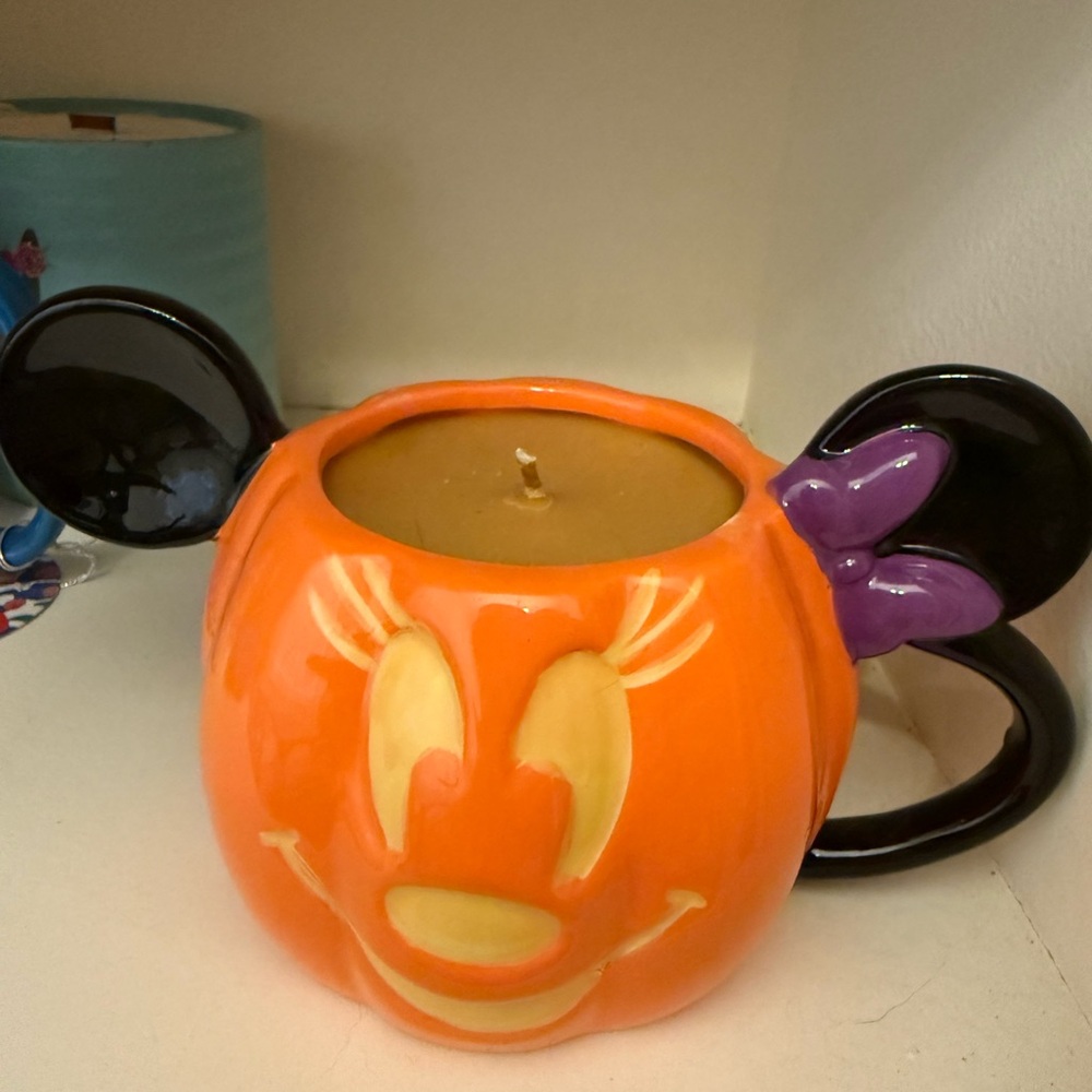 Pumpkin Coffee Mug and Candle - Picture 2 of 2